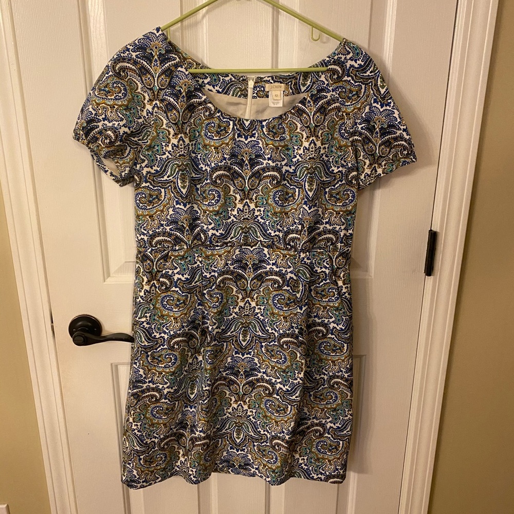 JCrew Cocktail Dress- Size 12. Lined with Pockets